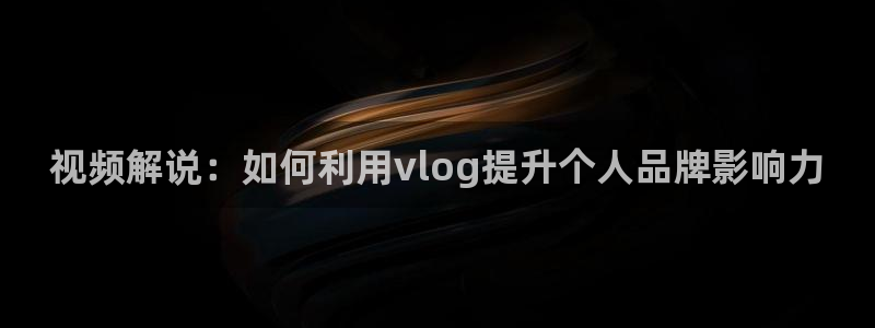 糖心vlog精品国产免费入：视频解说：如何利用vlog提升个人品牌影响力